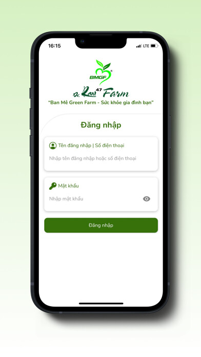 Emulate iPhone app Banme Green Farm using MyAndroid