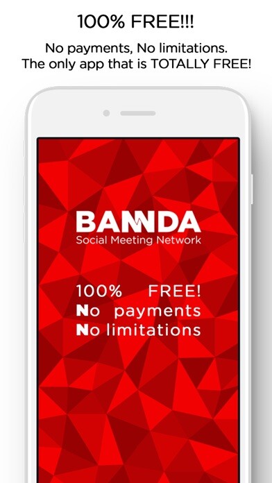Emulate iPhone app BANNDA - Social Meeting Network using MyAndroid