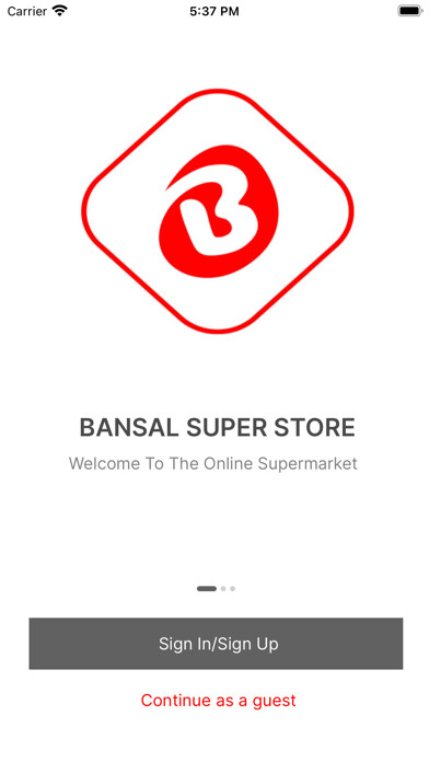 Emulate iPhone app BANSAL SUPER STORE using MyAndroid Emulate iPhone app BANSAL SUPER STORE using MyAndroid
