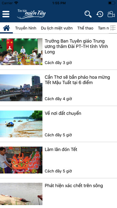 Emulate iPhone app Bao Mien Tay using MyAndroid Emulate iPhone app Bao Mien Tay using MyAndroid