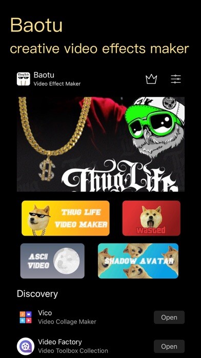 Emulate iPhone app Baotu - Video Effects Editor using MyAndroid Emulate iPhone app Baotu - Video Effects Editor using MyAndroid