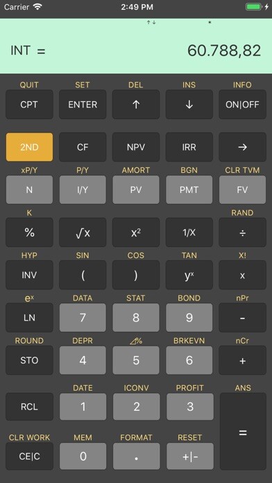 Emulate iPhone app BA Plus Pro Calculator using MyAndroid Emulate iPhone app BA Plus Pro Calculator using MyAndroid