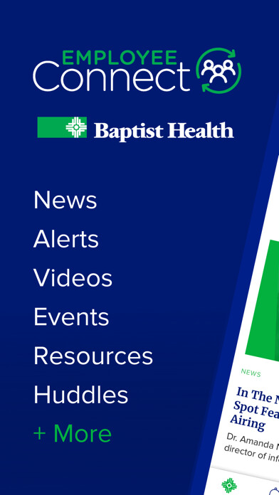 Emulate iPhone app Baptist Health Connect App using MyAndroid