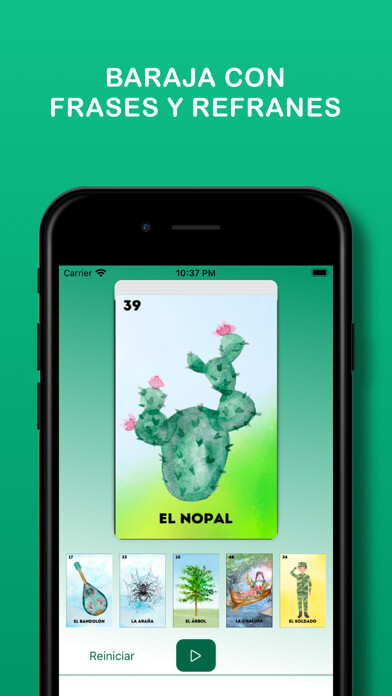 Emulate iPhone app Baraja Divertida Lotería using MyAndroid