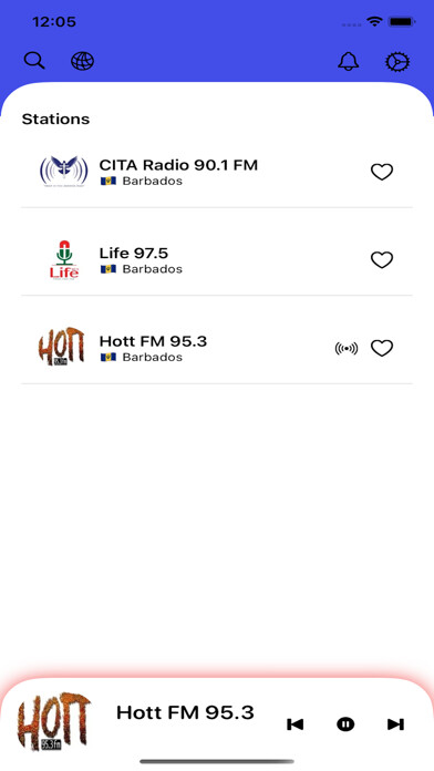 Emulate iPhone app Barbados Radio, News, Music using MyAndroid Emulate iPhone app Barbados Radio, News, Music using MyAndroid