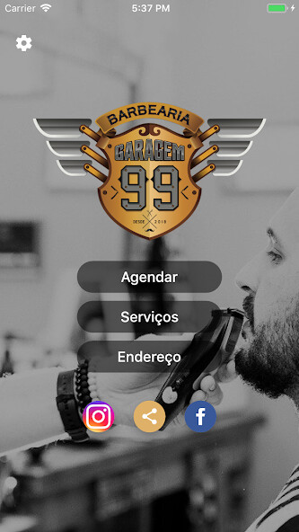Run android online APK Barbearia Garagem 99 from MyAndroid or emulate Barbearia Garagem 99 using MyAndroid