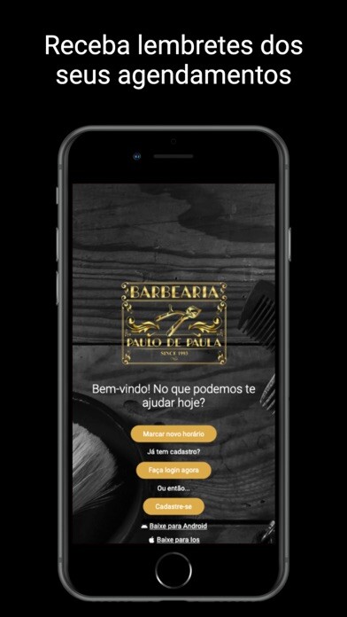 Emulate iPhone app Barbearia Paulo de Paula using MyAndroid Emulate iPhone app Barbearia Paulo de Paula using MyAndroid