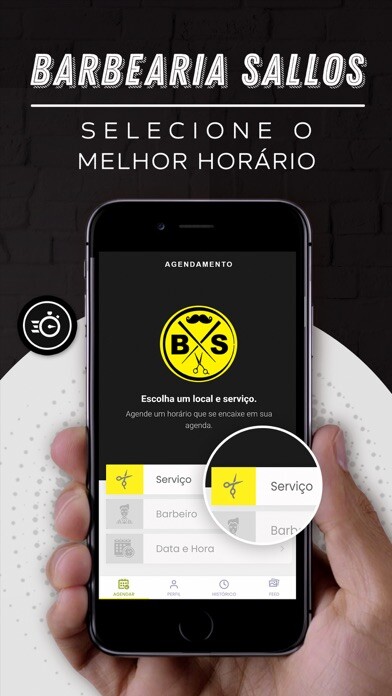 Emulate iPhone app Barbearia Sallos using MyAndroid Emulate iPhone app Barbearia Sallos using MyAndroid