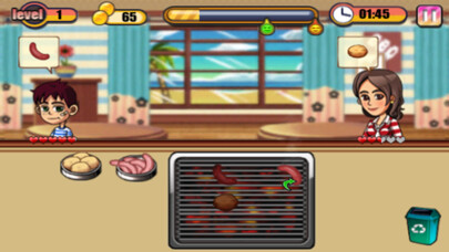 Emulate iPhone app Barbecue Cooking Games - Free cooking games for girls & time management games using MyAndroid