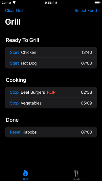 Emulate iPhone app Barbecue Timer using MyAndroid Emulate iPhone app Barbecue Timer using MyAndroid
