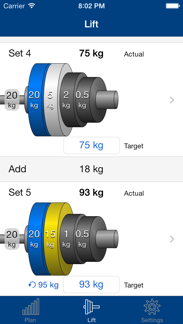 Emulate iPhone app Barbell Builder using MyAndroid Emulate iPhone app Barbell Builder using MyAndroid