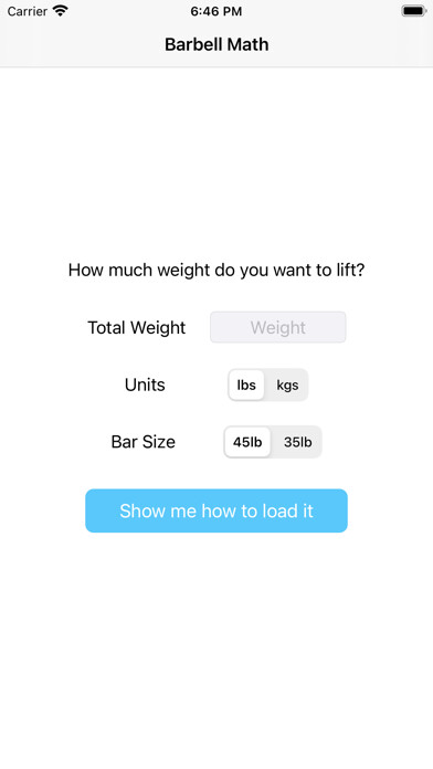Emulate iPhone app Barbell-Math using MyAndroid Emulate iPhone app Barbell-Math using MyAndroid