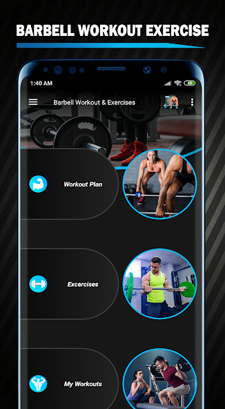 Run android online APK Barbell Workout - Exercise from MyAndroid or emulate Barbell Workout - Exercise using MyAndroid