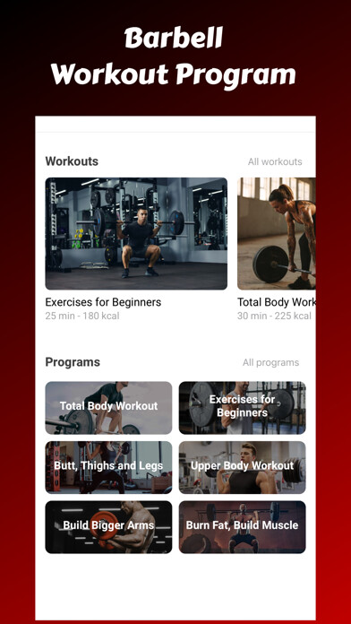 Emulate iPhone app Barbell Workout Plan using MyAndroid Emulate iPhone app Barbell Workout Plan using MyAndroid
