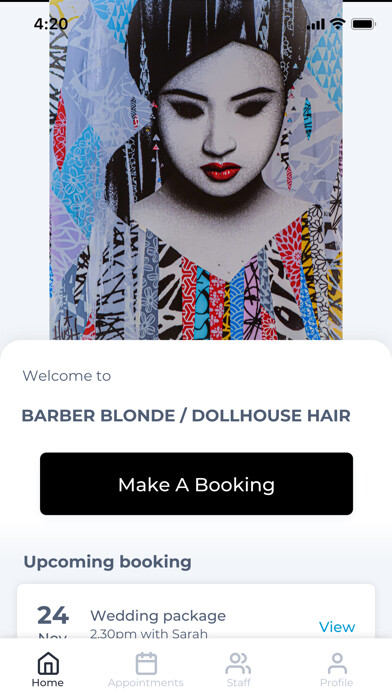 Emulate iPhone app BARBER BLONDE / DOLLHOUSE HAIR using MyAndroid Emulate iPhone app BARBER BLONDE / DOLLHOUSE HAIR using MyAndroid