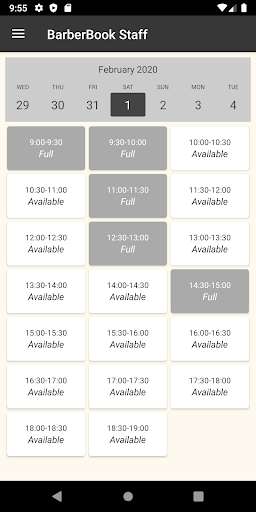 Run android online APK BarberBook Staff from MyAndroid or emulate BarberBook Staff using MyAndroid