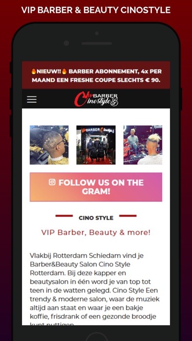 Emulate iPhone app Barber Cinostyle using MyAndroid Emulate iPhone app Barber Cinostyle using MyAndroid