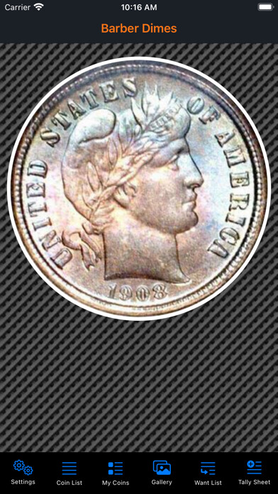 Emulate iPhone app Barber Dime Collection using MyAndroid