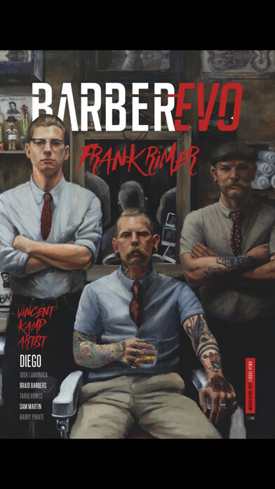 Emulate iPhone app Barber Evo Magazine using MyAndroid