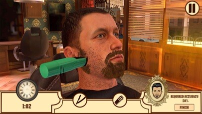 Emulate iPhone app Barber Shop Hair Saloon Sim 3D using MyAndroid