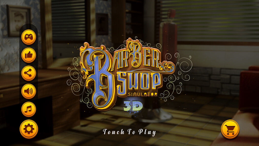 Emulate iPhone app Barber Shop Simulator 3D using MyAndroid