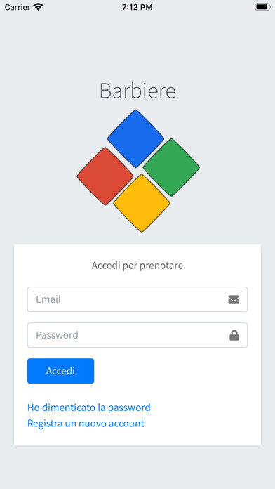 Emulate iPhone app Barbiere: prenota ora! using MyAndroid Emulate iPhone app Barbiere: prenota ora! using MyAndroid