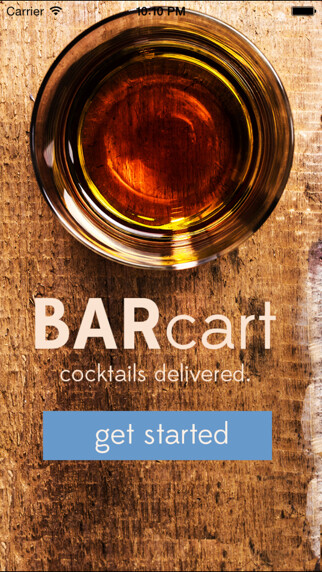 Emulate iPhone app Bar Cart - Cocktails Delivered. using MyAndroid Emulate iPhone app Bar Cart - Cocktails Delivered. using MyAndroid
