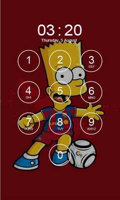 Emulate Android APK Barcelona Lock Screen 4K