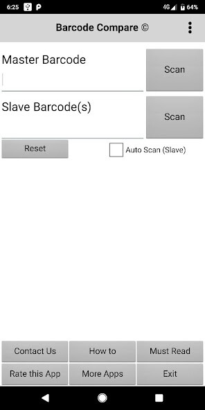 Run android online APK Barcode Compare from MyAndroid or emulate Barcode Compare using MyAndroid