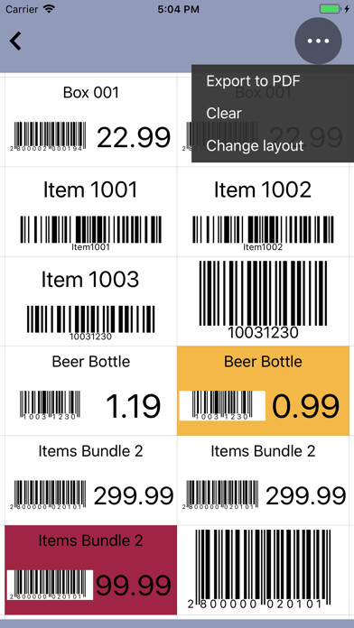 Emulate iPhone app Barcode Generator : for labels using MyAndroid Emulate iPhone app Barcode Generator : for labels using MyAndroid