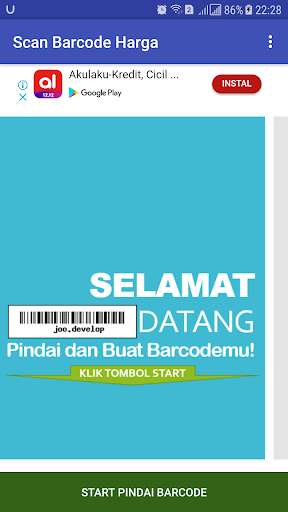 Run android online APK Barcode Harga from MyAndroid or emulate Barcode Harga using MyAndroid