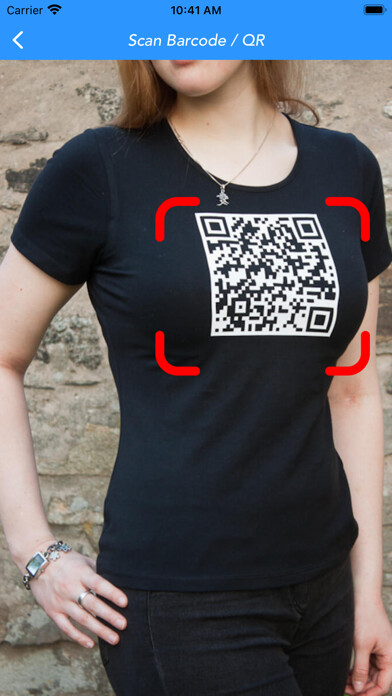 Emulate iPhone app Barcode & QR Scanner - Creator using MyAndroid Emulate iPhone app Barcode & QR Scanner - Creator using MyAndroid
