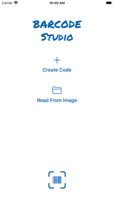 Emulate iPhone app Barcode Studio using MyAndroid