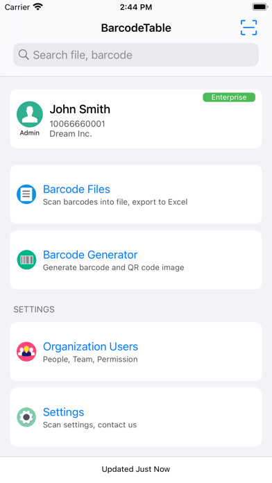 Emulate iPhone app BarcodeTable - Barcode Scanner using MyAndroid Emulate iPhone app BarcodeTable - Barcode Scanner using MyAndroid