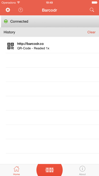 Emulate iPhone app Barcodr Lite - Wireless QRCode Reader and Scanner using MyAndroid Emulate iPhone app Barcodr Lite - Wireless QRCode Reader and Scanner using MyAndroid