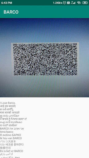 Run android online APK BARCO QR Code Reader and Scanner from MyAndroid or emulate BARCO QR Code Reader and Scanner using MyAndroid Run android online APK BARCO QR Code Reader and Scanner from MyAndroid or emulate BARCO QR Code Reader and Scanner using MyAndroid