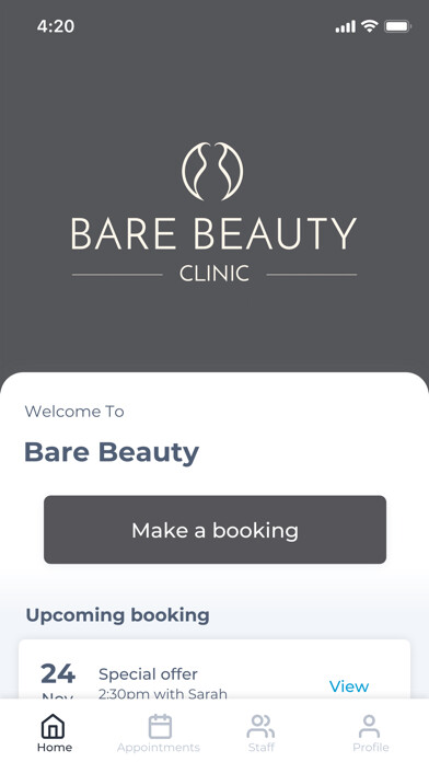 Emulate iPhone app Bare Beauty using MyAndroid Emulate iPhone app Bare Beauty using MyAndroid