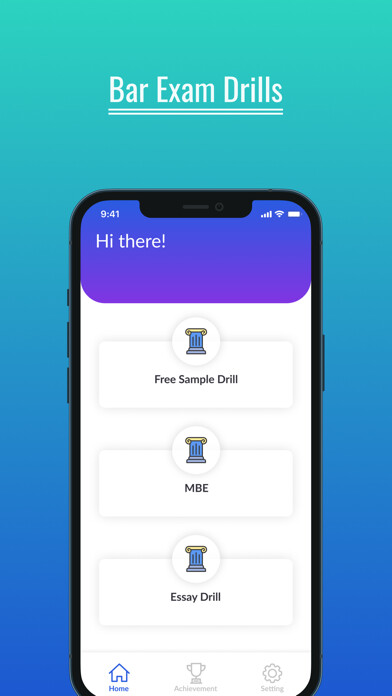 Emulate iPhone app Bar Exam Drills using MyAndroid Emulate iPhone app Bar Exam Drills using MyAndroid