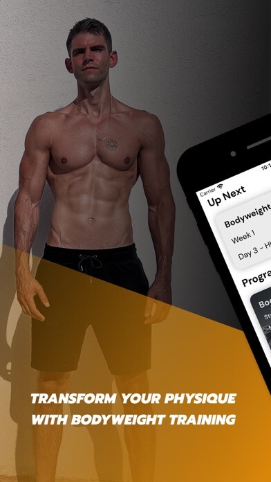 Emulate iPhone app Barfix: Bodyweight Fitness using MyAndroid