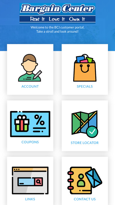 Emulate iPhone app Bargain Center Customer Portal using MyAndroid Emulate iPhone app Bargain Center Customer Portal using MyAndroid