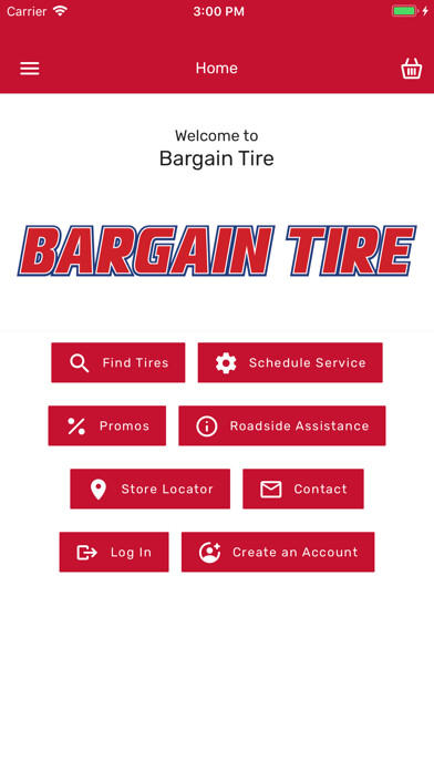 Emulate iPhone app Bargain Tire Idaho using MyAndroid Emulate iPhone app Bargain Tire Idaho using MyAndroid