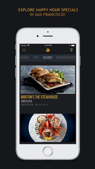 Emulate iPhone app BarHopper - Happy Hour using MyAndroid Emulate iPhone app BarHopper - Happy Hour using MyAndroid