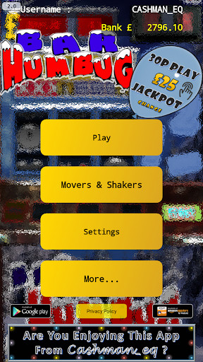 Run android online APK Bar Humbug Christmas Slot Machine from MyAndroid or emulate Bar Humbug Christmas Slot Machine using MyAndroid