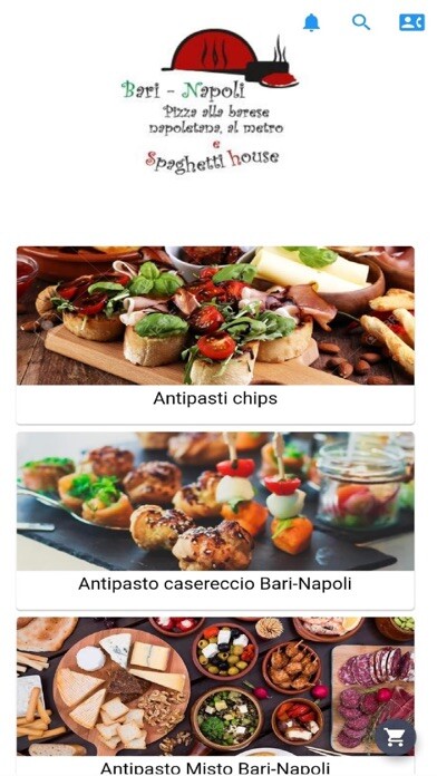 Emulate iPhone app Bari Napoli using MyAndroid