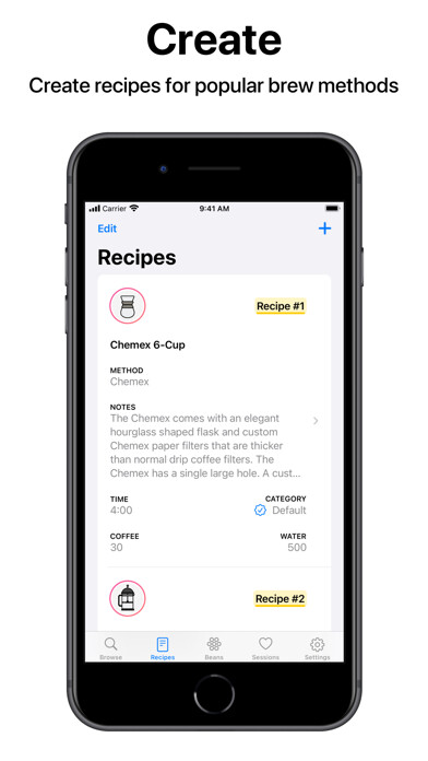 Emulate iPhone app Barista - Coffee Timer using MyAndroid Emulate iPhone app Barista - Coffee Timer using MyAndroid