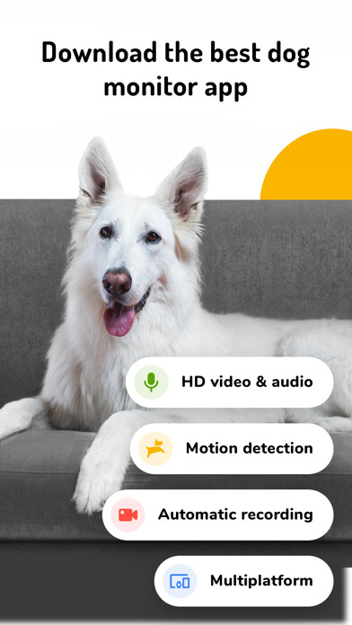 Emulate iPhone app Barkio: Dog Monitor & Pet Cam using MyAndroid