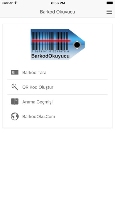 Emulate iPhone app Barkod Okuyucu (Fiyatlar ve kare kod) using MyAndroid Emulate iPhone app Barkod Okuyucu (Fiyatlar ve kare kod) using MyAndroid