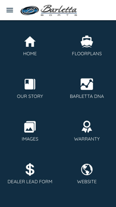Emulate iPhone app Barletta Pontoon Boats using MyAndroid Emulate iPhone app Barletta Pontoon Boats using MyAndroid