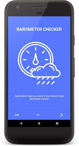 Run android online APK Barometer Checker - Check Barometer Sensor from MyAndroid or emulate Barometer Checker - Check Barometer Sensor using MyAndroid