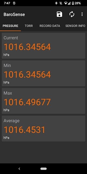 Run android online APK BaroSense - Digital Barometer from MyAndroid or emulate BaroSense - Digital Barometer using MyAndroid